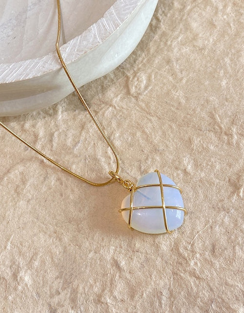 Load image into Gallery viewer, Fashion Moonstone Necklace for Cartoon Princess Love Girl Necklace Novelty Jewelry
