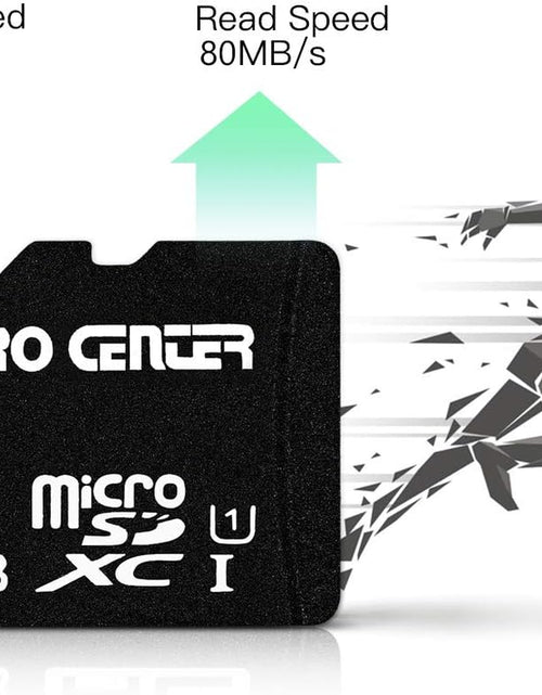 Load image into Gallery viewer, Micro Center 64GB Class 10 Microsdxc Flash Memory Card with Adapter for Mobile Device Storage Phone, Tablet, Drone &amp; Full HD Video Recording - 80Mb/S UHS-I, C10, U1 (2 Pack)
