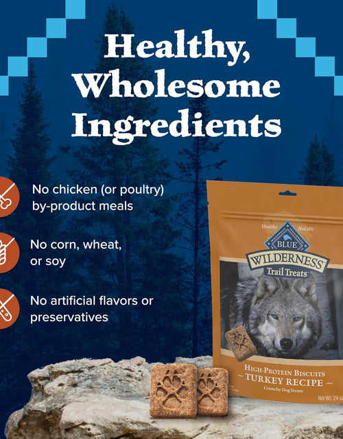 Load image into Gallery viewer, Wilderness Trail Treats Grain Free Biscuits Crunchy Dog Treats
