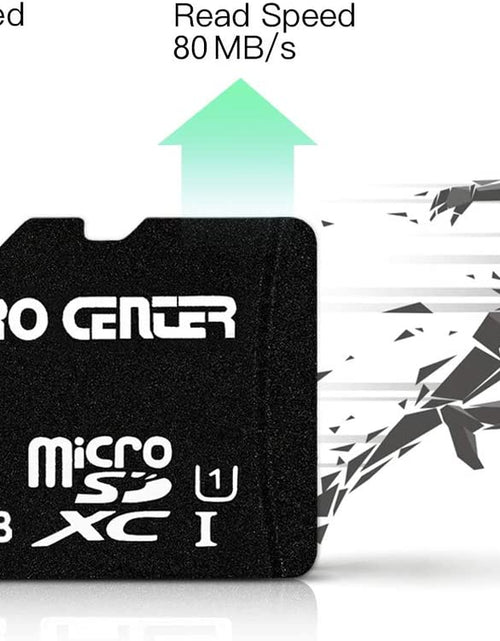 Load image into Gallery viewer, Micro Center 128GB Class 10 Microsdxc Flash Memory Card with Adapter for Mobile Device Storage Phone, Tablet, Drone &amp; Full HD Video Recording - 80Mb/S UHS-I, C10, U1 (1 Pack)
