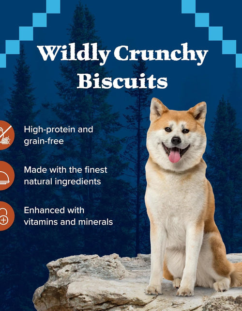 Load image into Gallery viewer, Wilderness Trail Treats Grain Free Biscuits Crunchy Dog Treats
