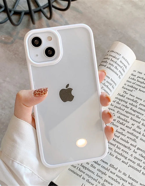 Load image into Gallery viewer, Candy Shockproof Silicone Bumper Phone Case for Iphone 17 16 15 14 11 12 13 Pro Max XS XR plus Transparent Protection Back Cover
