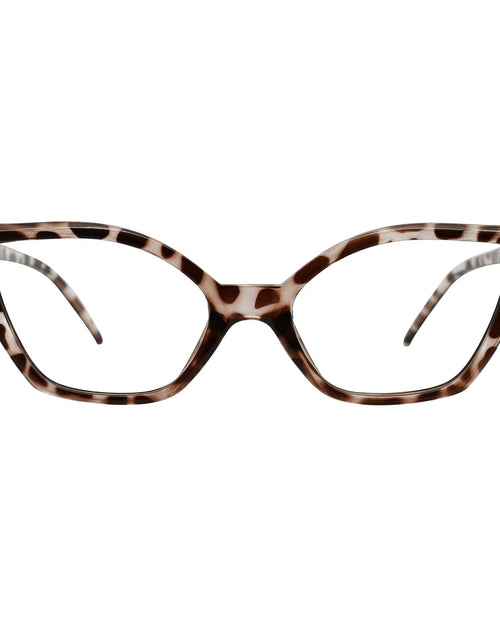 Load image into Gallery viewer, Reading Glasses for Women Oversized Prescription Magnifying Eyeglasses Frames Cat Eye Decorative Eyewear Trendy Retro MAREAZZURO
