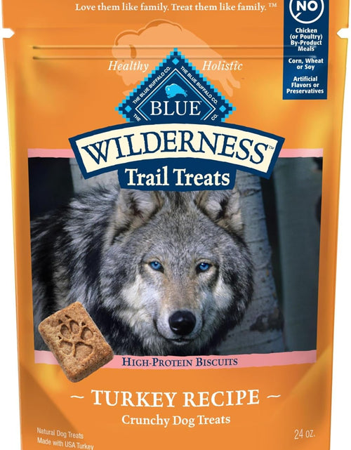 Load image into Gallery viewer, Wilderness Trail Treats Grain Free Biscuits Crunchy Dog Treats
