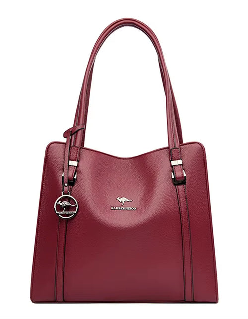 Load image into Gallery viewer, Soft Leather Luxury Handbags Women Bags Designer 3 Layers Shoulder Crossbody Sac Ladies Large Capacity Shopping Messenger Tote
