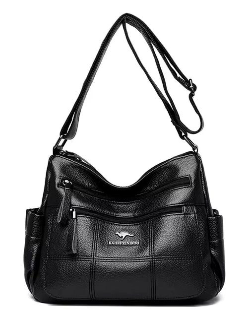 Load image into Gallery viewer, Soft Leather Luxury Handbags Women Bags Designer 3 Layers Shoulder Crossbody Sac Ladies Large Capacity Shopping Messenger Tote

