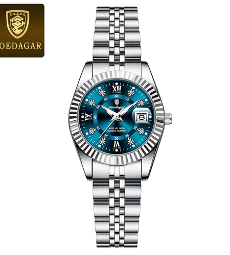 Luxury Elegant Watch for Women Waterproof Luminous Date Ladies Watch Stainless Steel Quartz Women'S Watches Girl Reloj