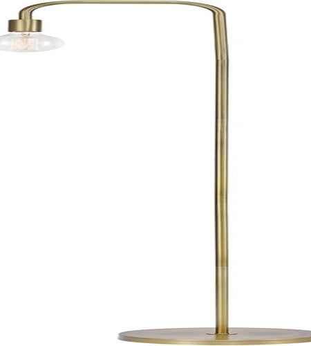 67068 Holden 70" Floor Lamp, Matte Brass, In-Line On/Off Foot Switch