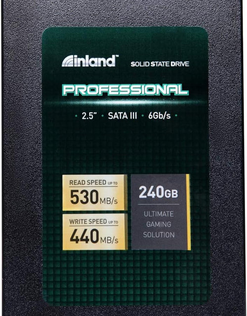 Load image into Gallery viewer, Professional 240GB SSD 3D NAND SATA III 6Gb/S 2.5" 7Mm Internal Solid State Drive (240G)
