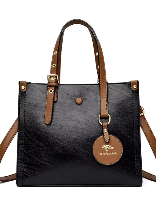 Load image into Gallery viewer, Soft Leather Luxury Handbags Women Bags Designer 3 Layers Shoulder Crossbody Sac Ladies Large Capacity Shopping Messenger Tote
