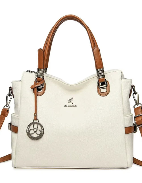 Load image into Gallery viewer, Soft Leather Luxury Handbags Women Bags Designer 3 Layers Shoulder Crossbody Sac Ladies Large Capacity Shopping Messenger Tote
