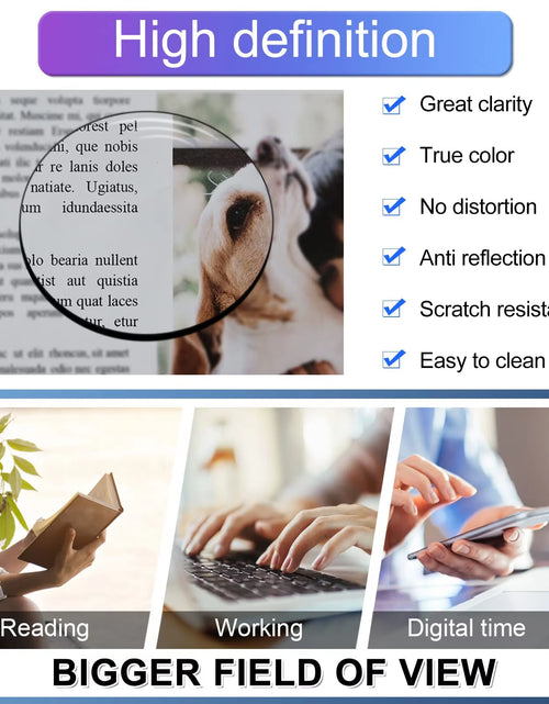 Load image into Gallery viewer, Reading Glasses for Women Oversized Prescription Magnifying Eyeglasses Frames Cat Eye Decorative Eyewear Trendy Retro MAREAZZURO
