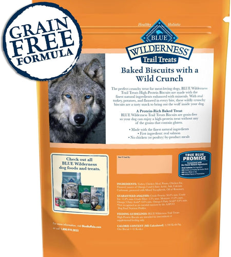 Wilderness Trail Treats Grain Free Biscuits Crunchy Dog Treats