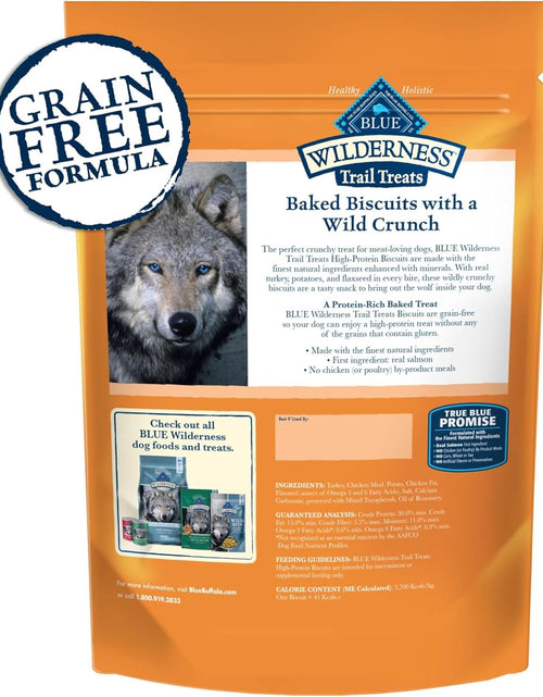 Load image into Gallery viewer, Wilderness Trail Treats Grain Free Biscuits Crunchy Dog Treats
