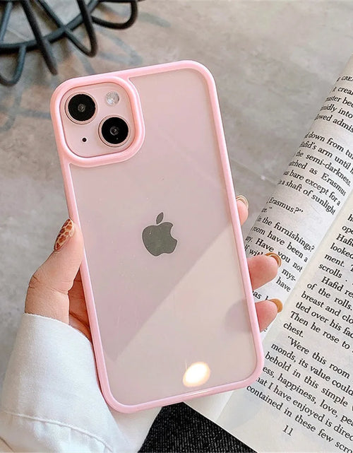 Load image into Gallery viewer, Candy Shockproof Silicone Bumper Phone Case for Iphone 17 16 15 14 11 12 13 Pro Max XS XR plus Transparent Protection Back Cover
