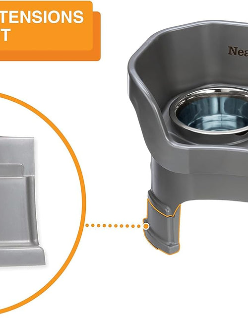 Load image into Gallery viewer, Neater Feeder Deluxe with Leg Extensions (Medium, Gunmetal Grey)
