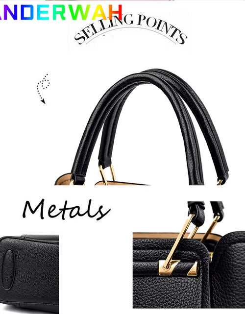 Load image into Gallery viewer, Soft Leather Luxury Handbags Women Bags Designer 3 Layers Shoulder Crossbody Sac Ladies Large Capacity Shopping Messenger Tote
